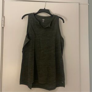 Army green tank top